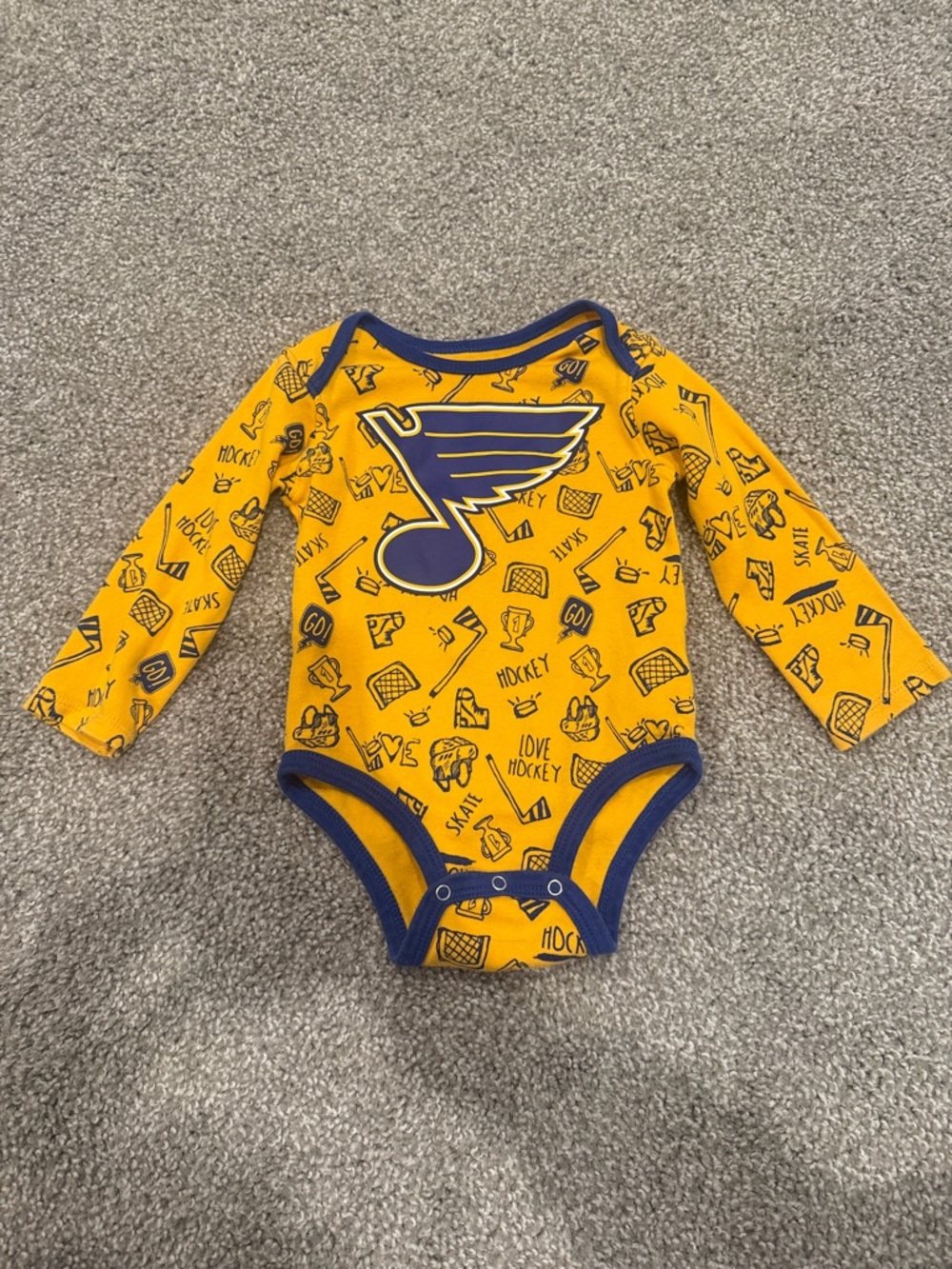 St Louis Blues 12M onesie